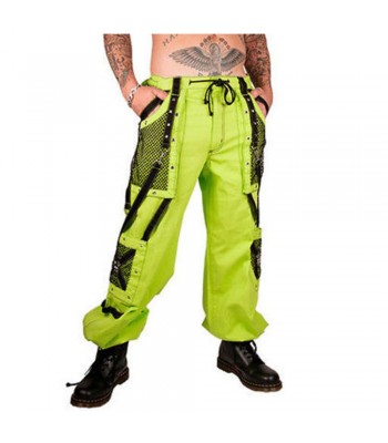 Gothic Men's Handmade Bondage Gothic Cyber Pant Chain Techno Rock Punk Shorts Trouser Pants/USA